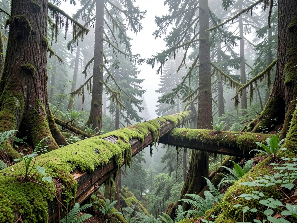 Fallen Giant Bridge Over Ravine