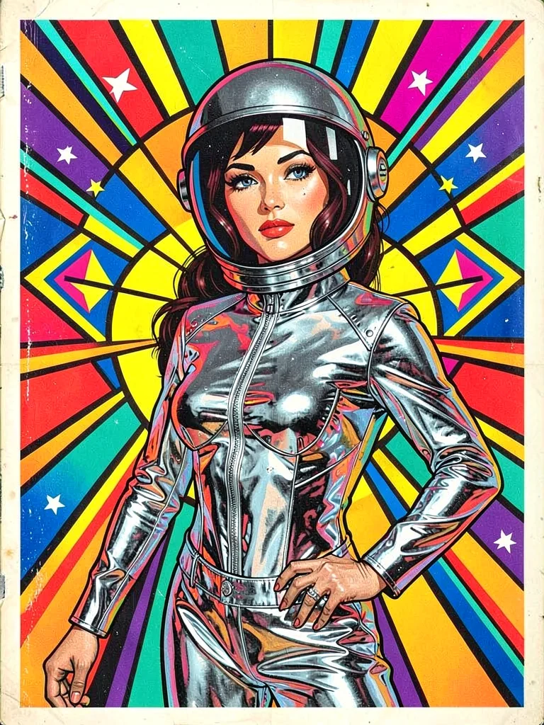 Mod sixties space age fashion