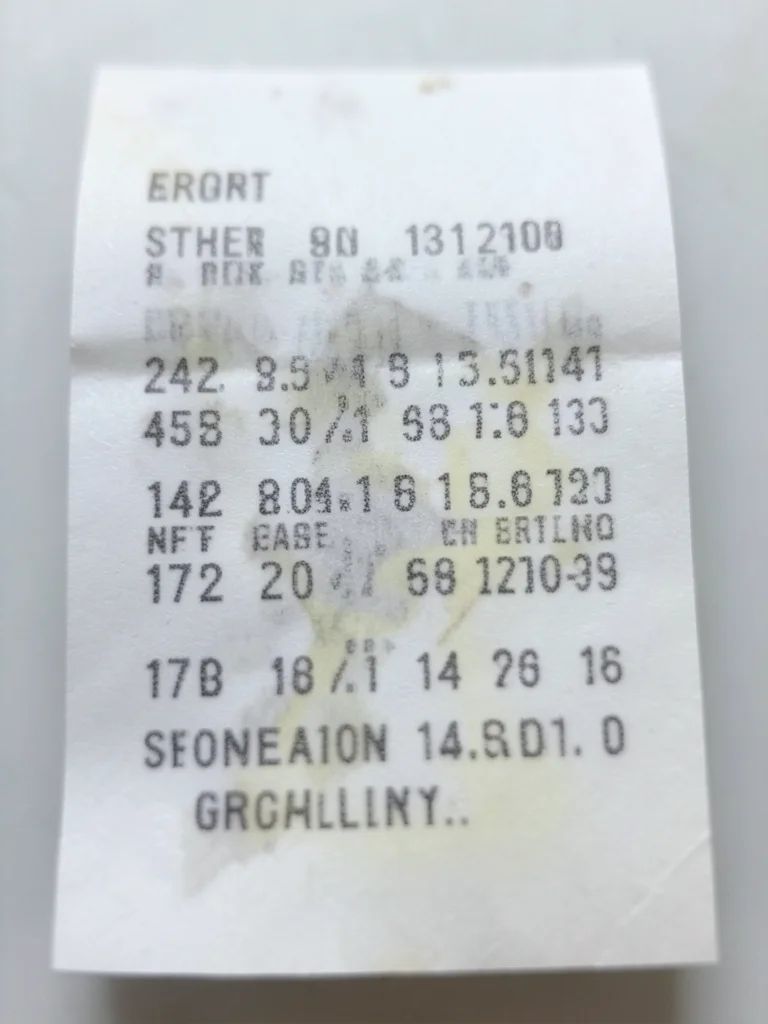Receipt paper printout of student loan balance, sobering numbers, graduation rea
