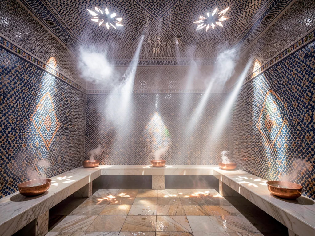 Hammam Hot Room Five Light Shafts