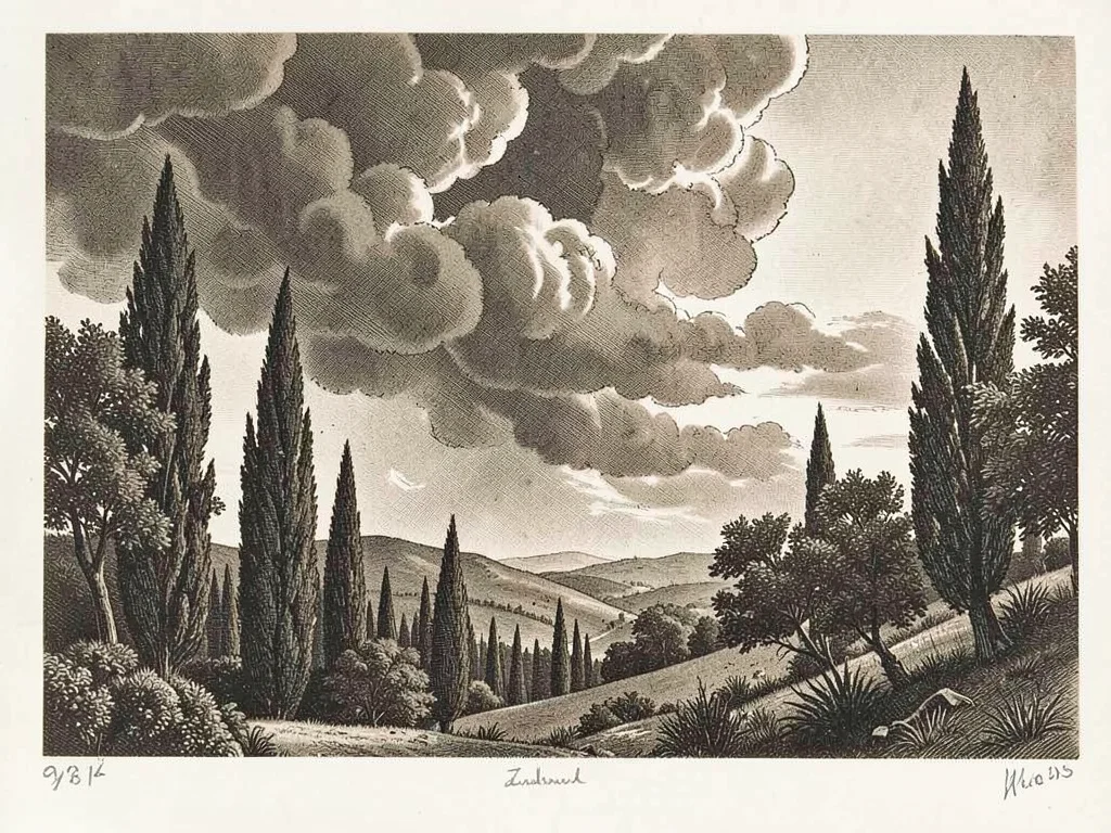 Storm over Tuscany