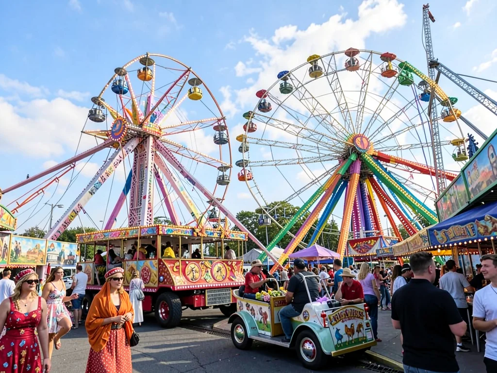 Carnival rides traces