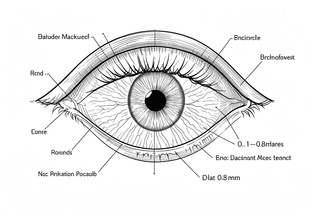 Eye anatomy technical