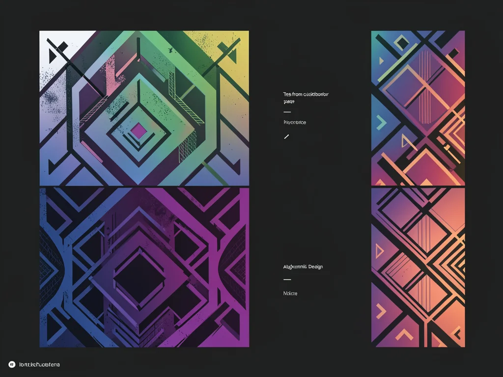 Generative art, geometric patterns, Test from contributor page , algorithmic des