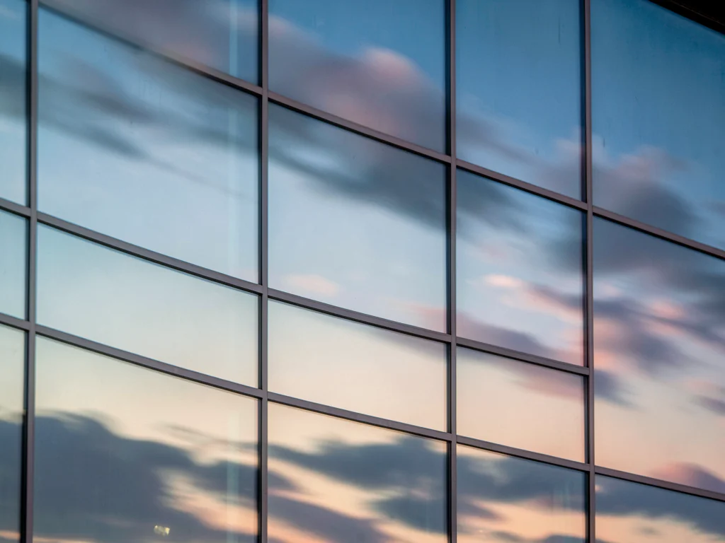Cloud movement visible as blur in long exposure