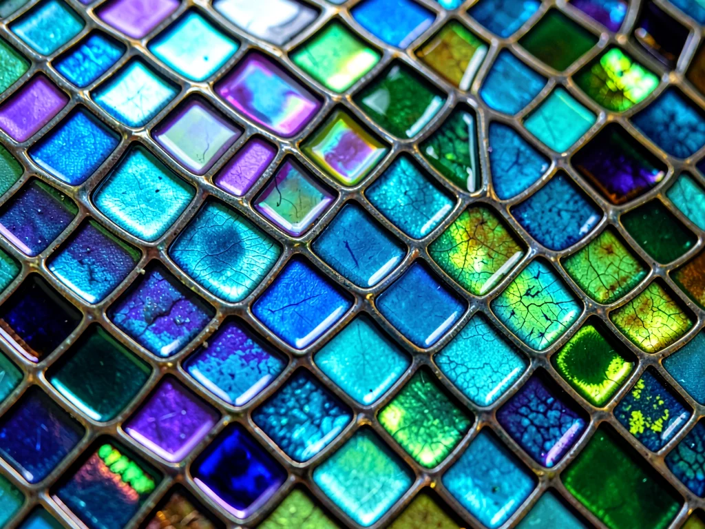 Cloisonne fish scales