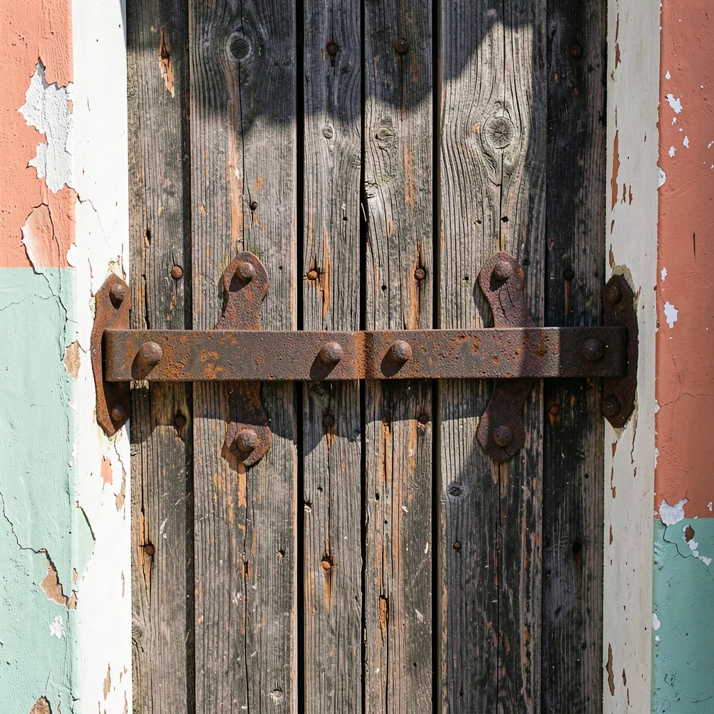 Hand-Forged Hinge Detail