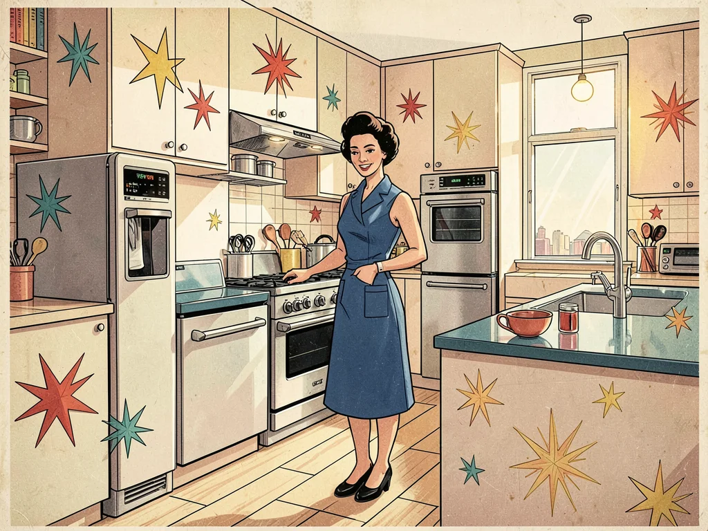 Atomic age kitchen of the future