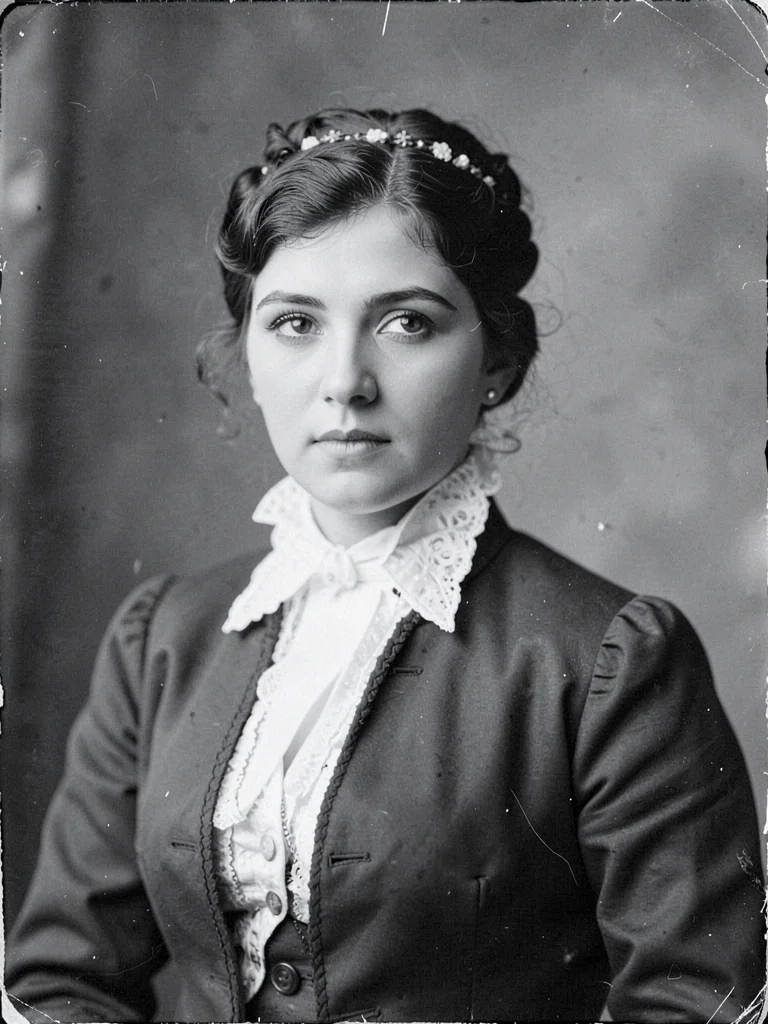 Victorian mourning portrait