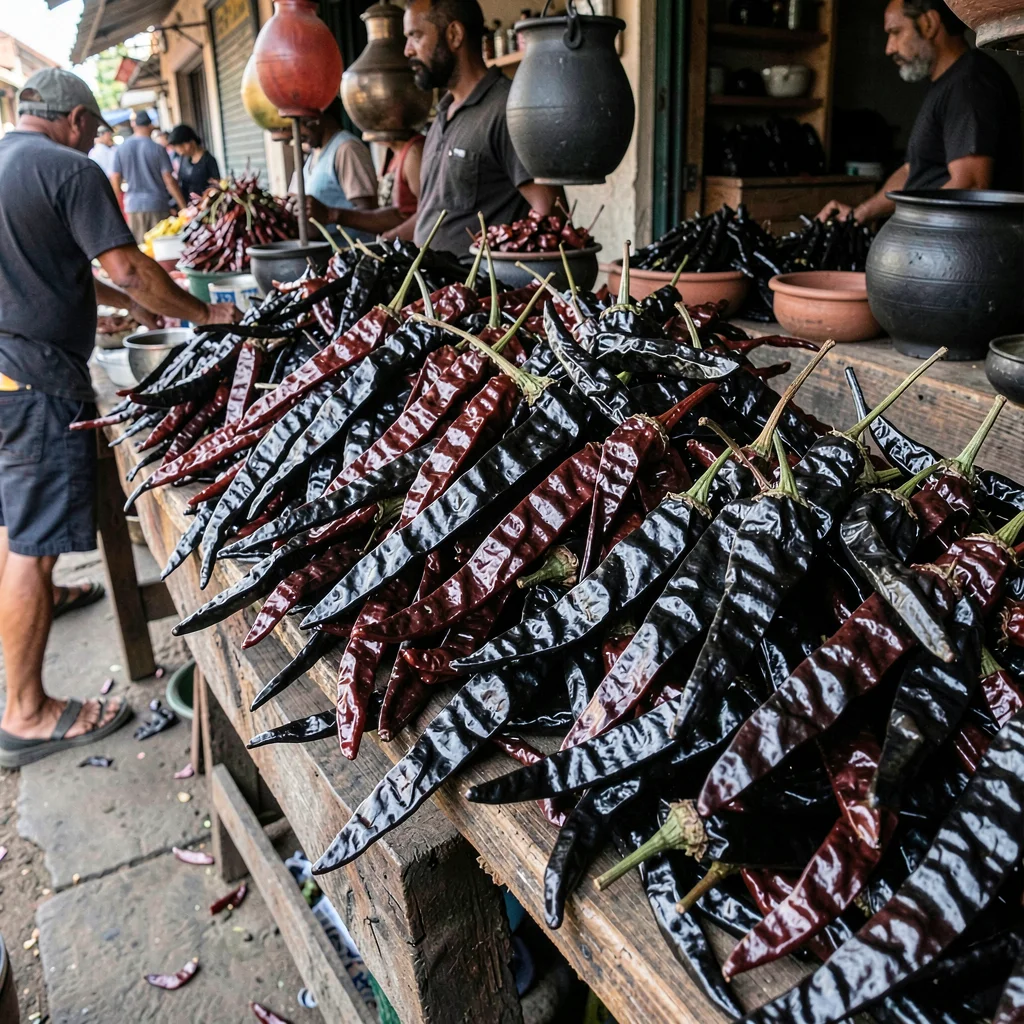 Through Oaxacan black clay vision, barro negro consciousness, Market stall of dr