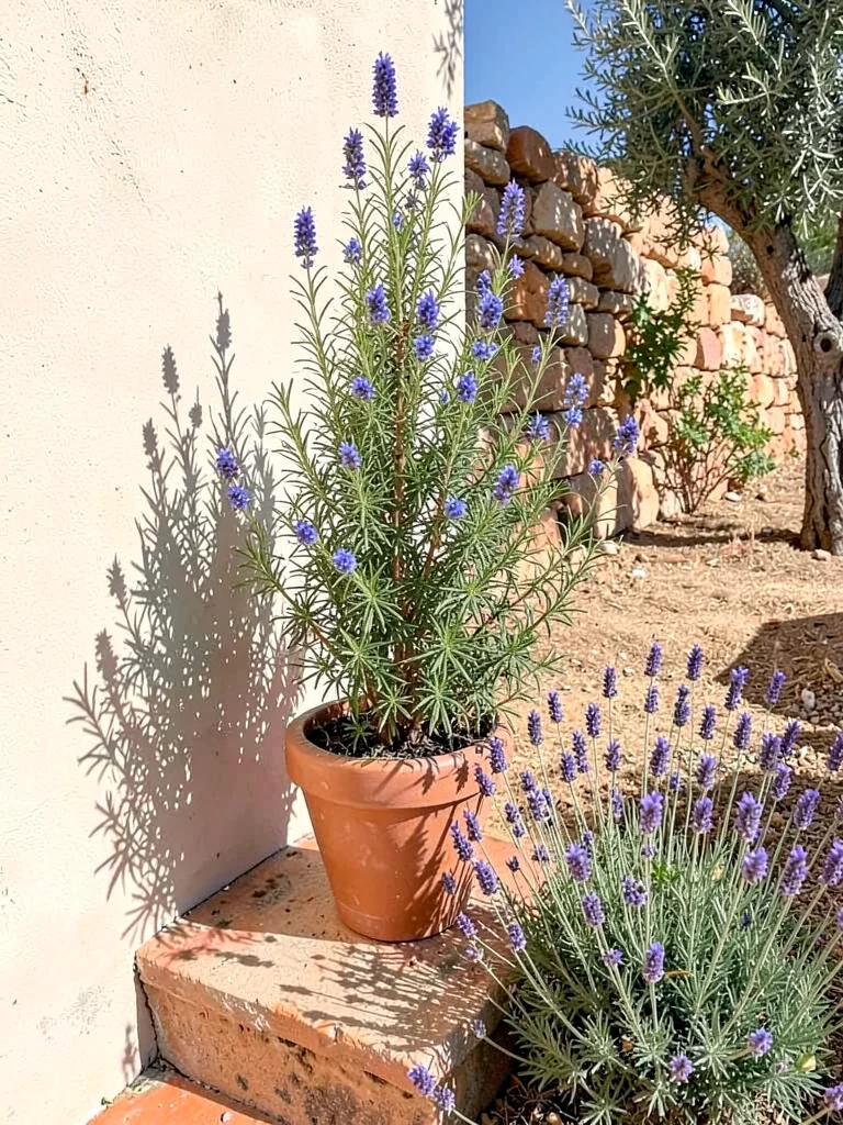 Rosemary in Bloom