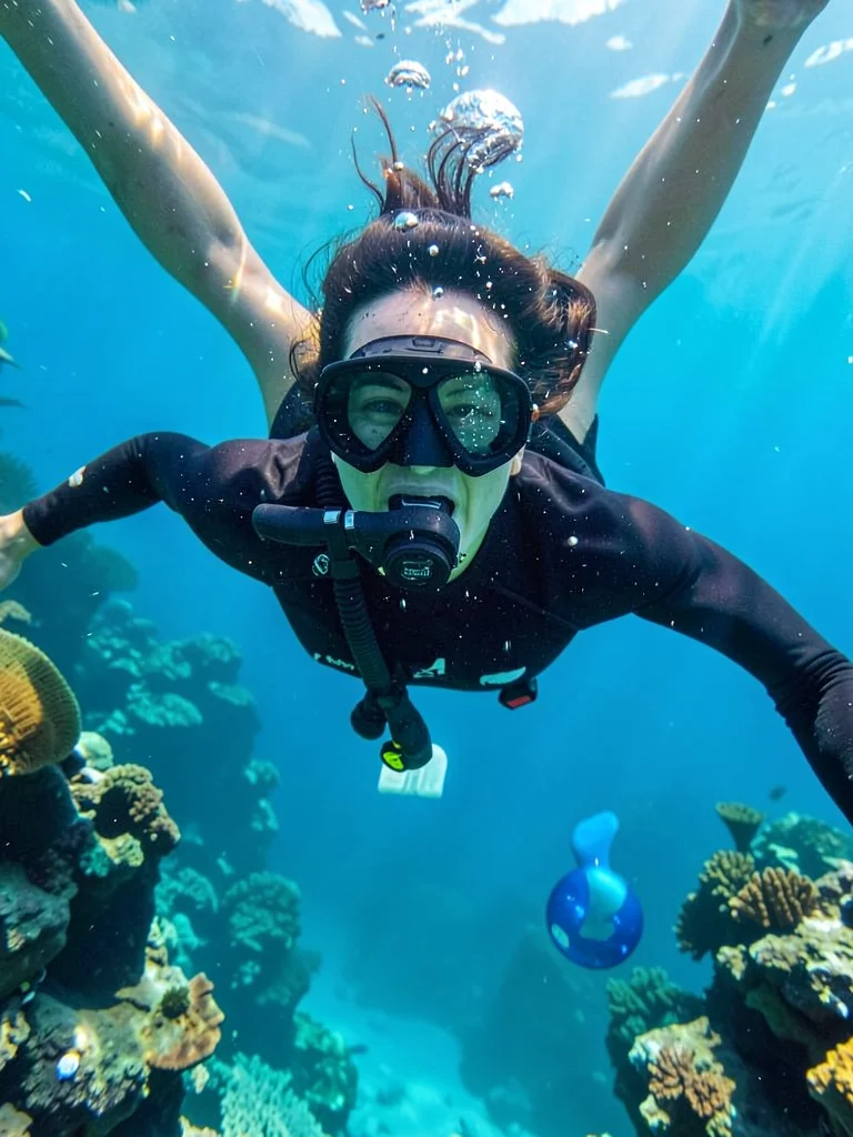 Underwater swimmer