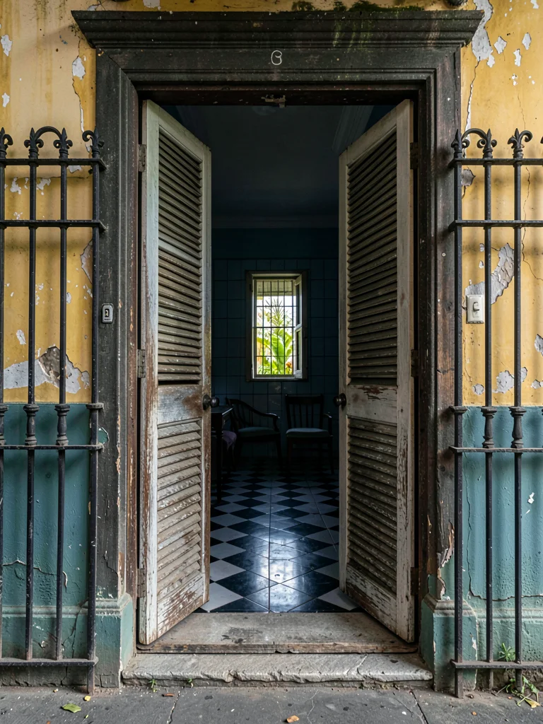 Shutter and Grille Interior View