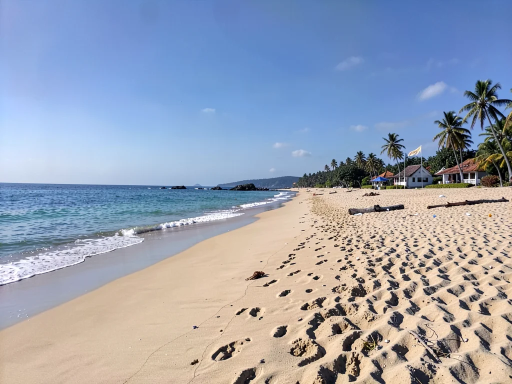 Beach coastline panoramic
