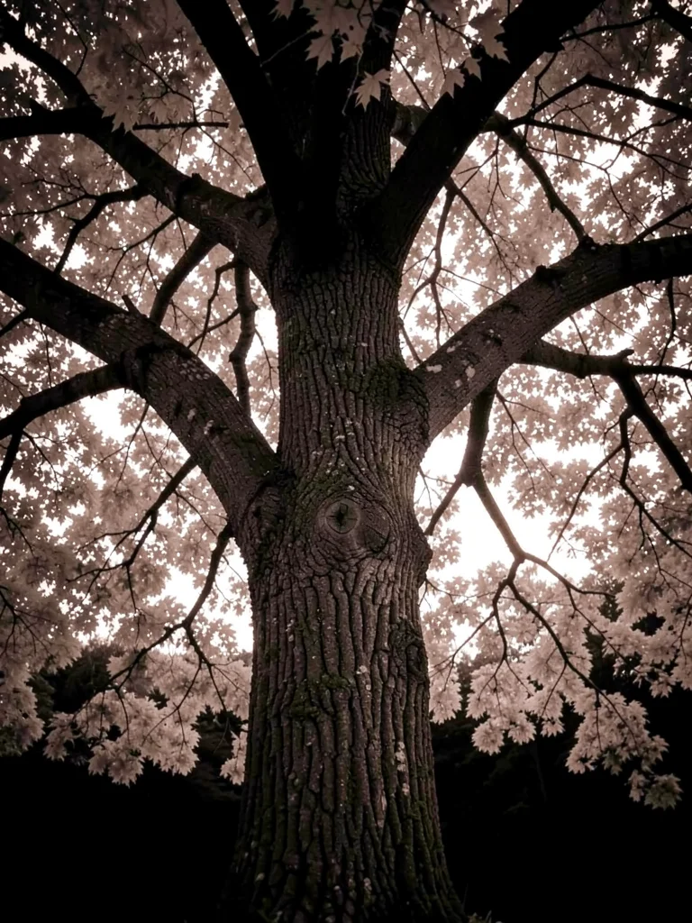 Tree portrait infrared