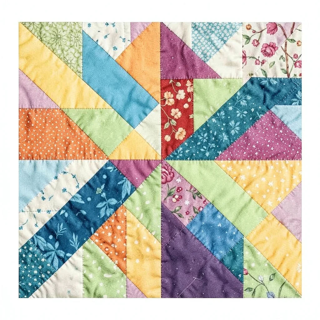 Pinwheel quilt block