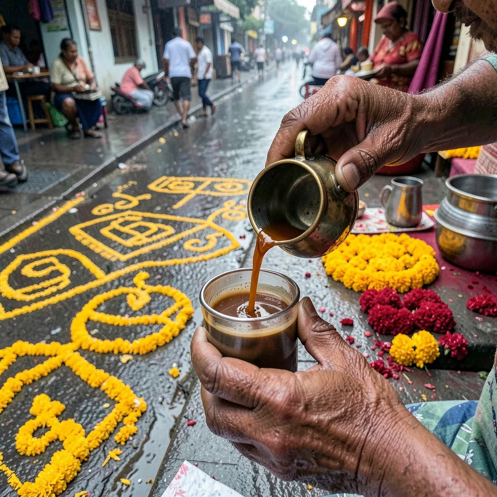 Filter coffee pour