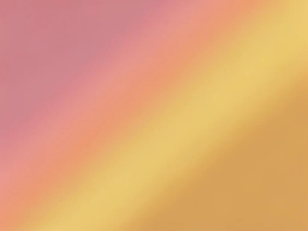 Warm gradient from dusty rose through peach to golden honey, moving diagonally a