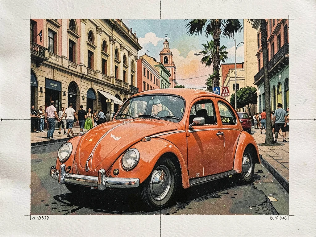 Mexico City VW taxi