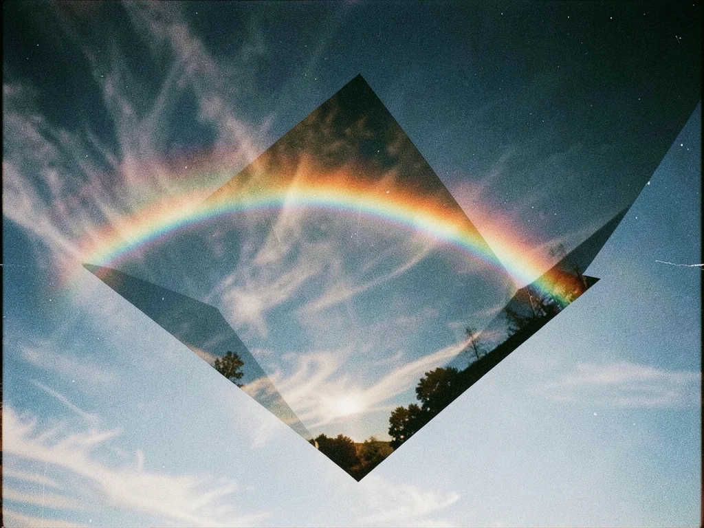 Circumhorizontal arc, fire rainbow painted across thin cirrus clouds