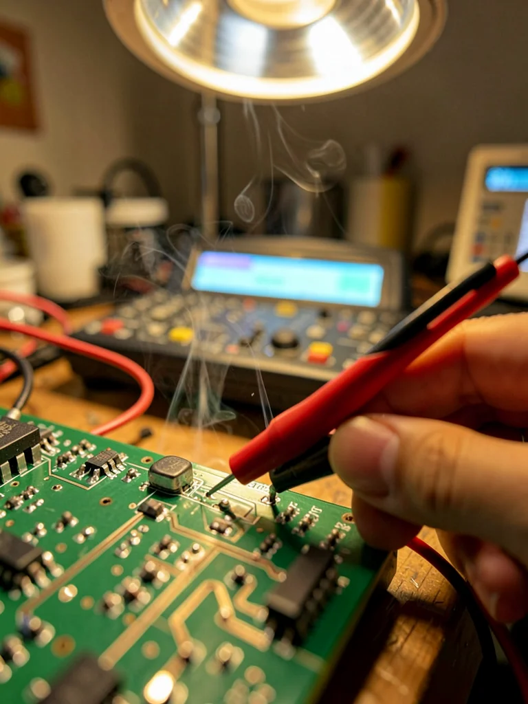 Circuit Testing with Multimeter