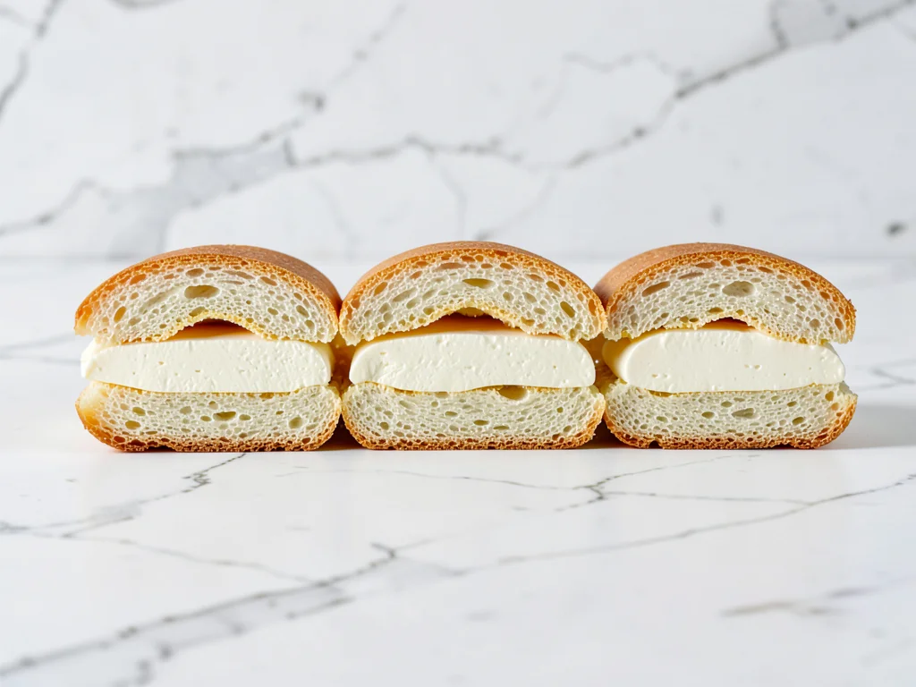 Mille-Feuille: Triple Cross-Section Row