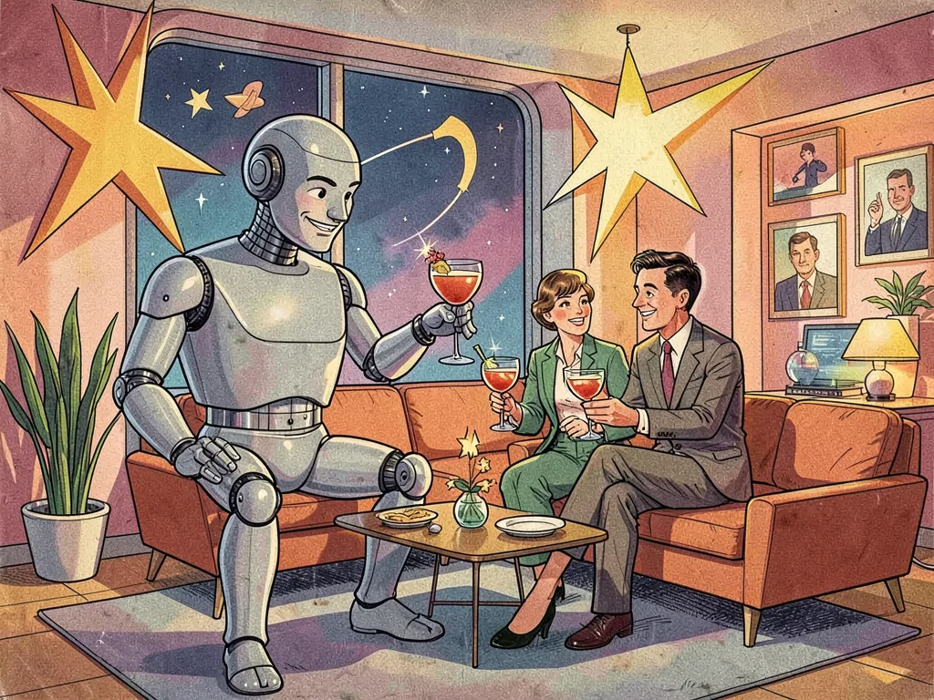 Atomic age robot butler