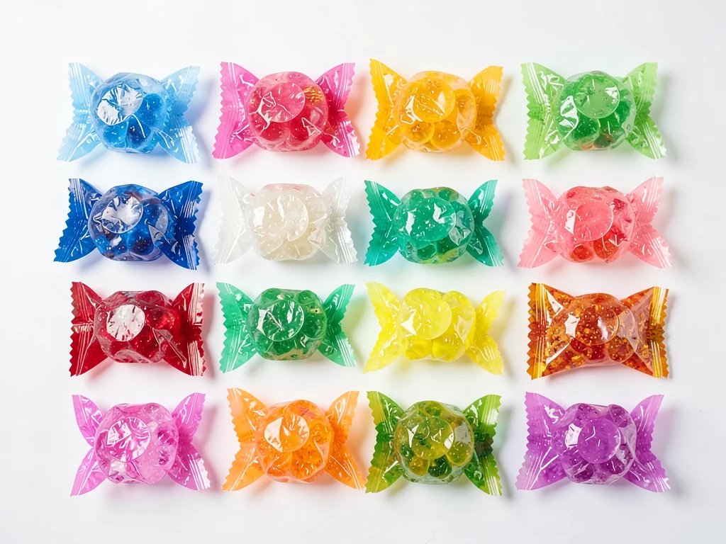 Twisted Cellophane Candy Color Sort