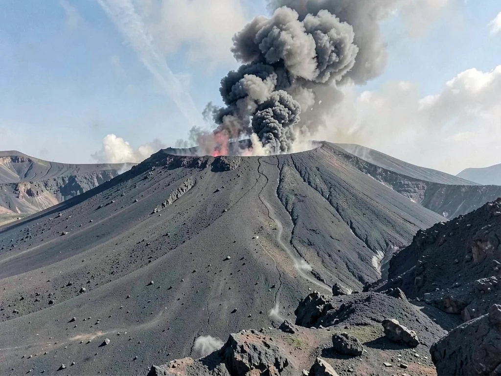 Clearing air revealing ash extent