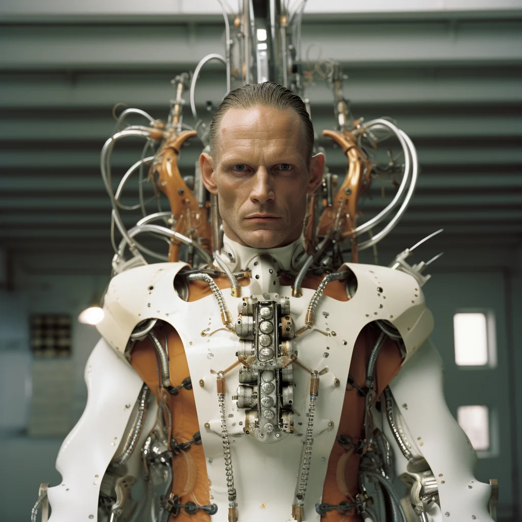 Matthew Barney crestmaster movie still ai robotic chi