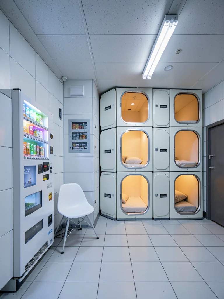 Common Area Single Chair Vending Machine Glow