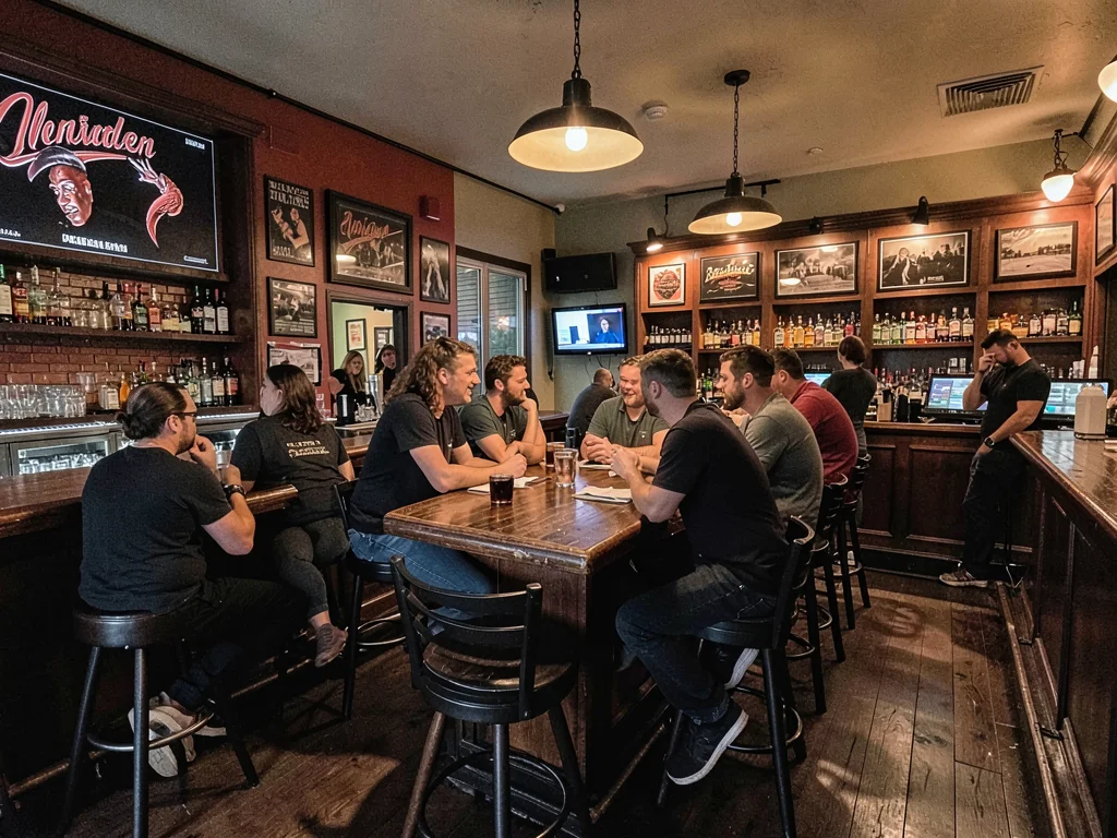 Dive bar interior