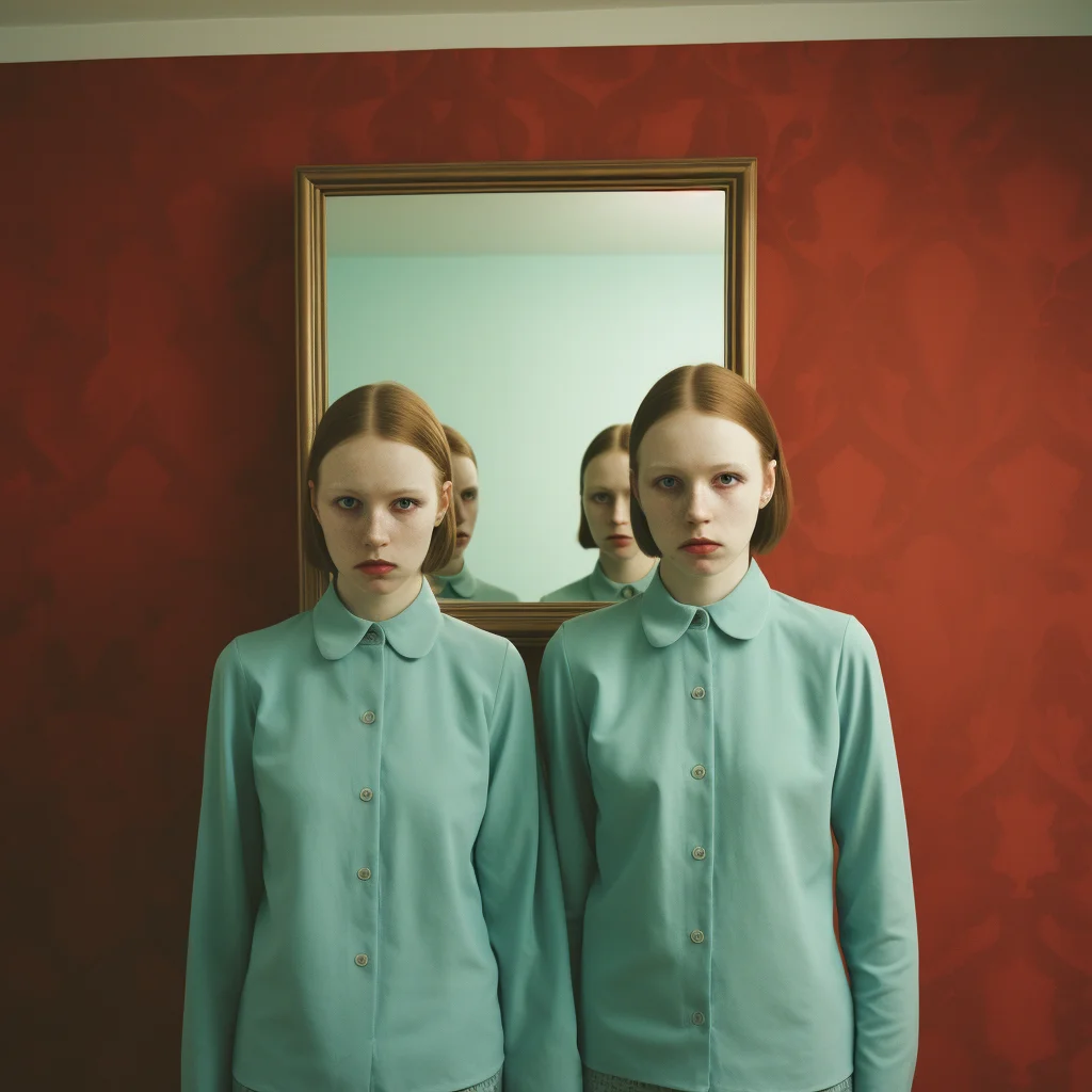 Photo Hidden Faces Similar to Magrittes painting have