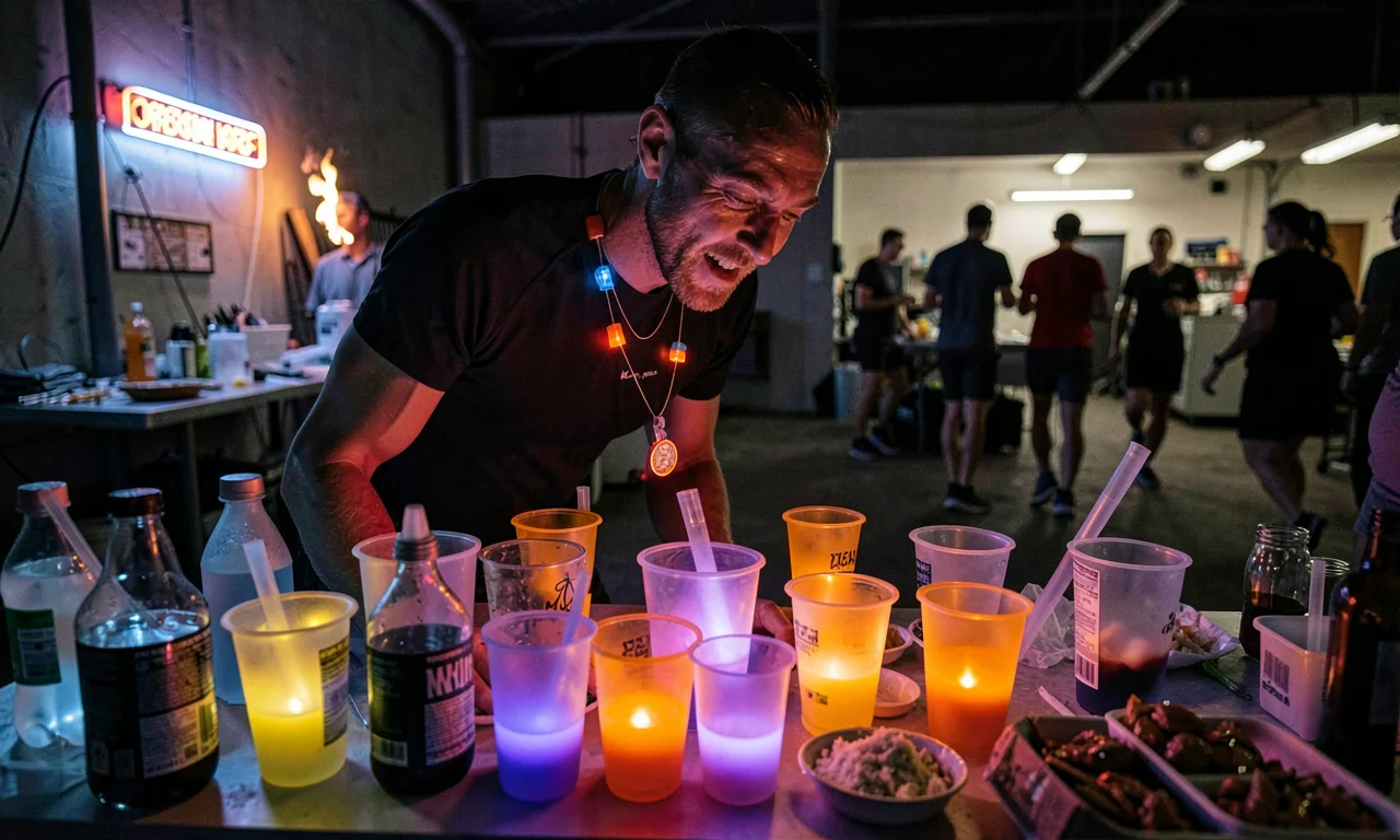 Glow Stick Aid Station