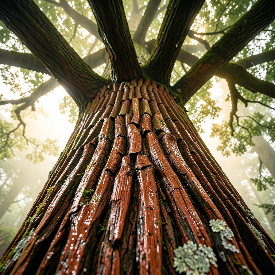 Cedar Bark Texture Detail