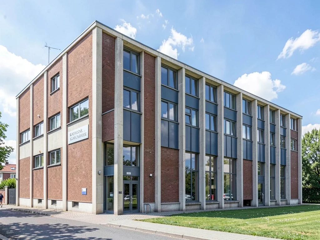 Bauhaus building facade