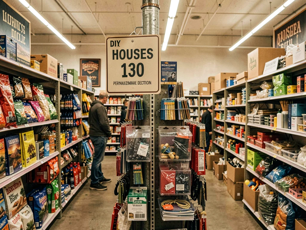 House numbers section, choosing fonts, the small personalization decision