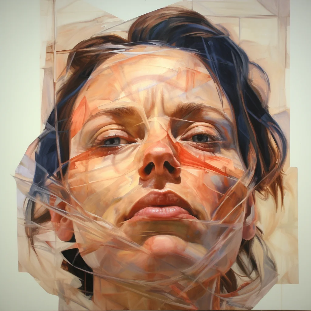 Painting portrait by Jenny Saville. che guavara