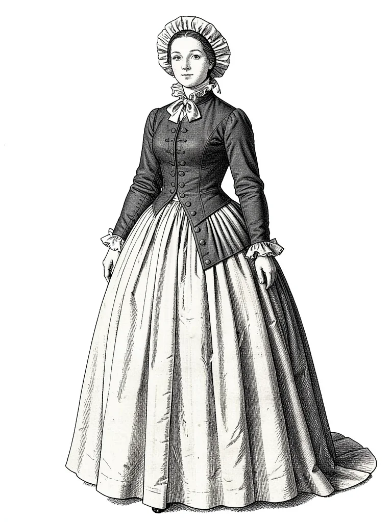 Regency muslin spencer bonnet