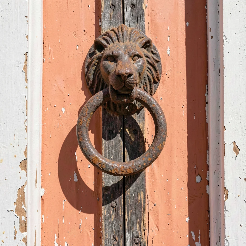 Iron Knocker on Coral Wall