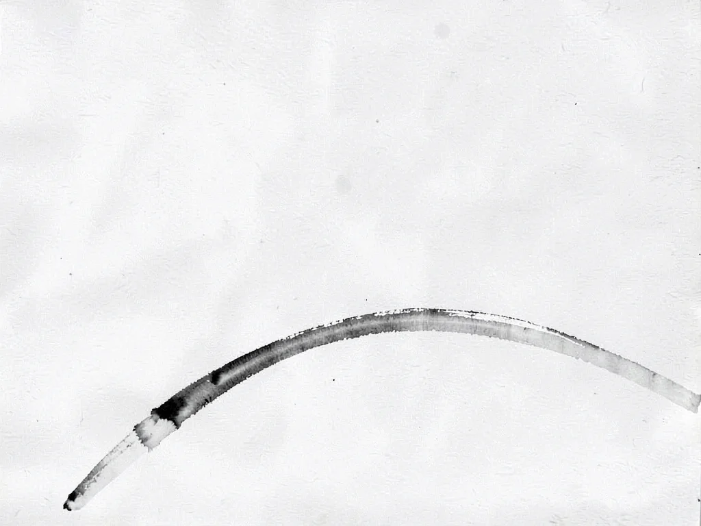 Reed bend creating minimal curve in emptiness