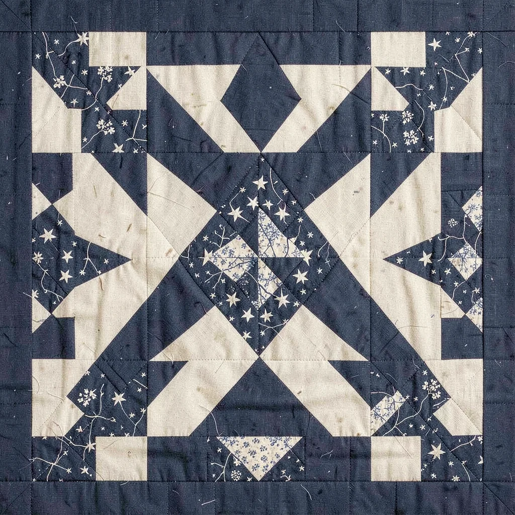 Lone Star quilt block