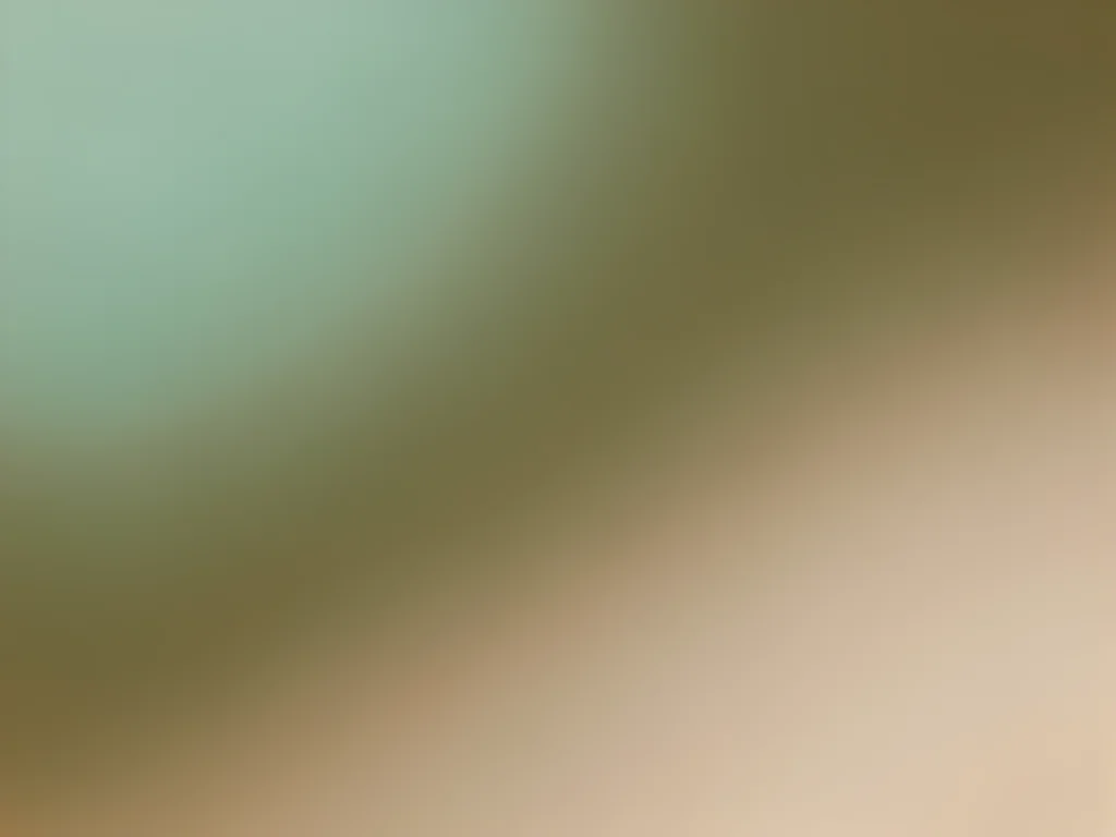 A gradient of sage green to dusty olive to warm sand, earthy and natural