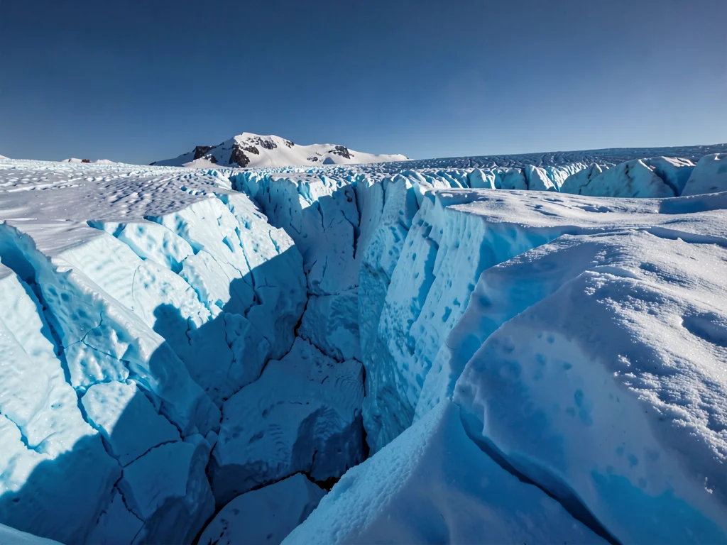 Sun angle creating different blue intensities