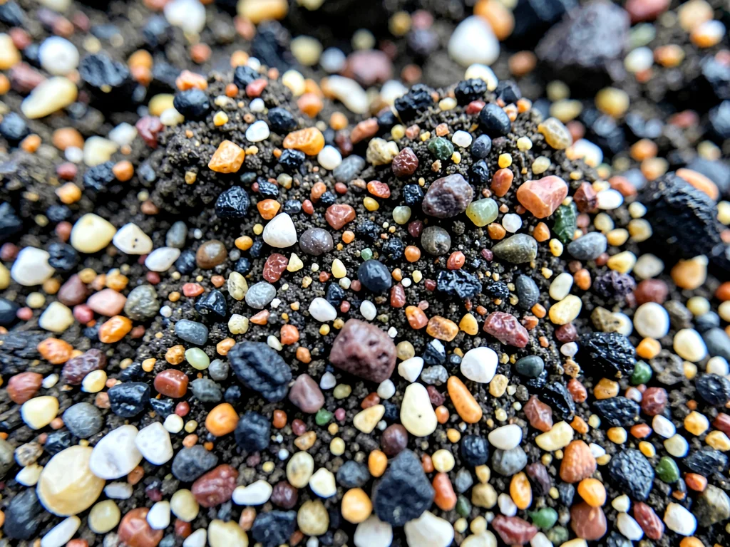 Biogenic sand showing all organic origin
