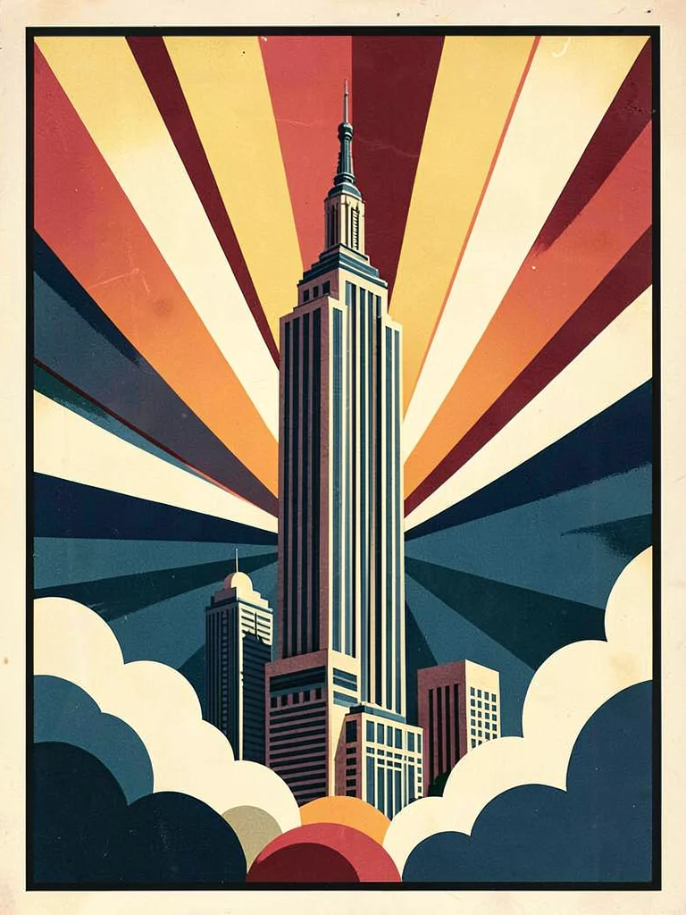 Art Deco Manhattan skyscraper