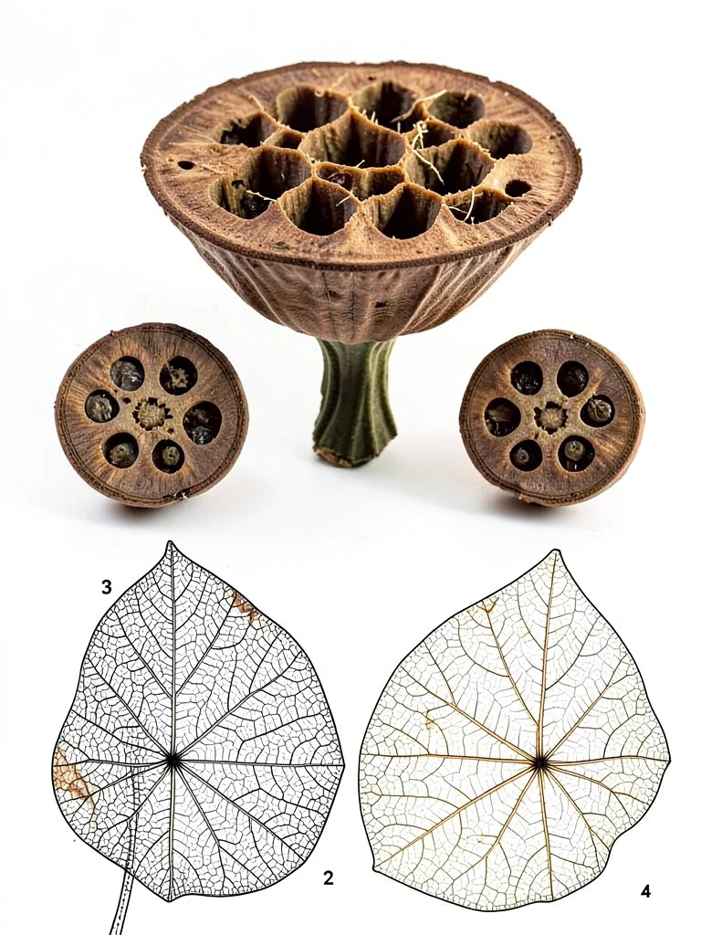Lotus Seed Pod Honeycomb Chamber Architecture