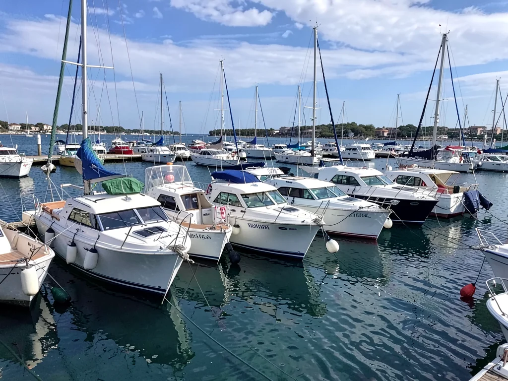 Harbor boats organized