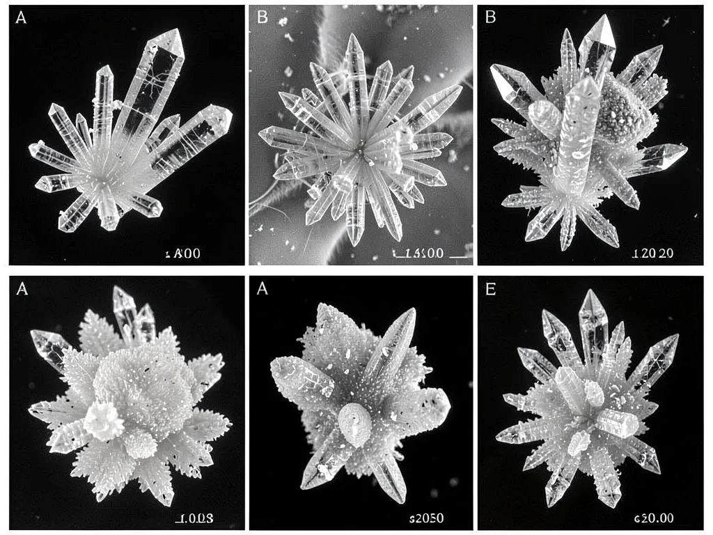 Multiple crystallization events in single solution