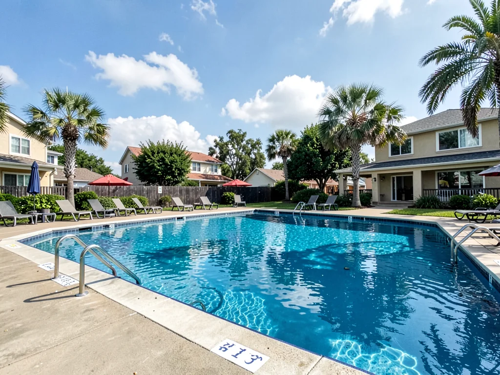 Swimming pools neighborhood